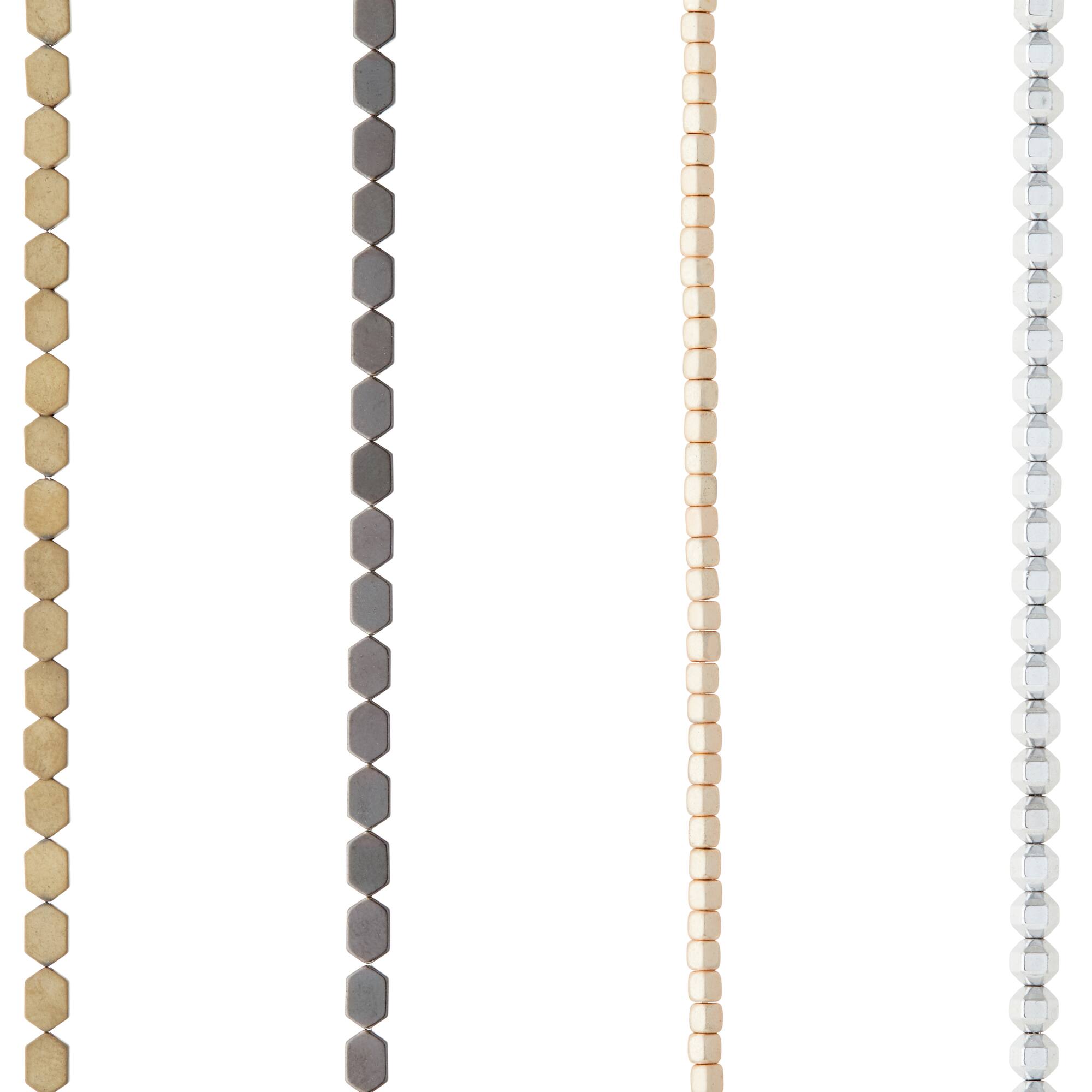 Metallic Hematite Mix Beads by Bead Landing™